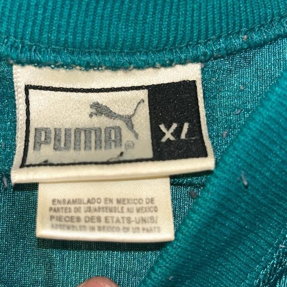 Vintage 90s Puma DAN MARINO #13 NFL MIAMI DOLPHINS Mens XL Home Jersey - Picture 6 of 8